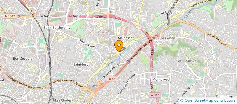 localisation de l'entreprise TENDANCES BEAUTE à MARSEILLE