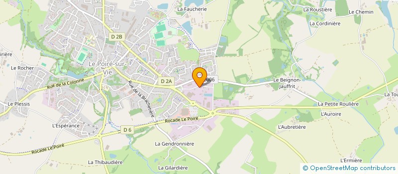 localisation de l'entreprise TENDANCES & COULEURS à LE POIRE-SUR-VIE