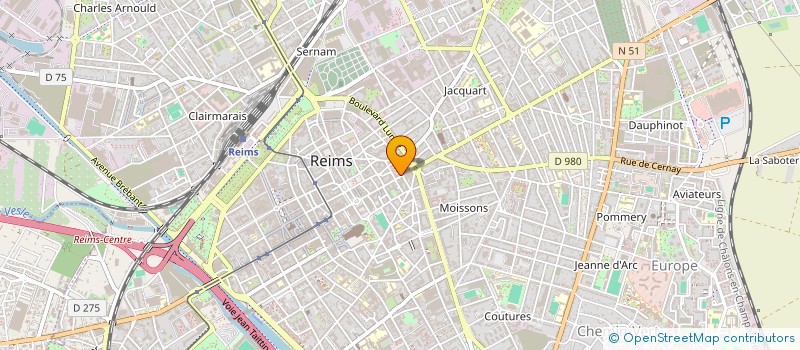 localisation de l'entreprise TENDANCES DU MONDE à REIMS