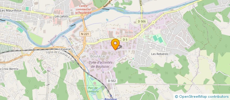 localisation de l'entreprise TENDANCES EDITIONS à BOULAZAC ISLE MANOIRE