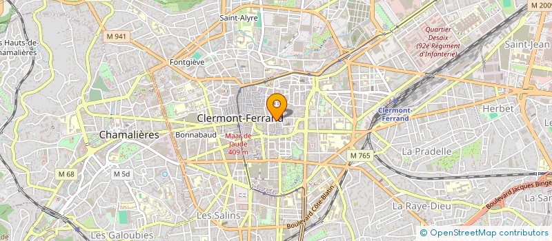 localisation de l'entreprise TENDANCES ET PAILLETTES à CLERMONT-FERRAND