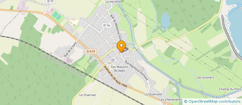 localisation de l'entreprise TENDANCES ET STYLES  LUSIGNY-SUR-BARSE