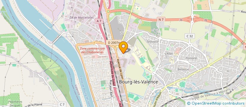 localisation de l'entreprise TENDANCES GOURMANDES à BOURG-LES-VALENCE