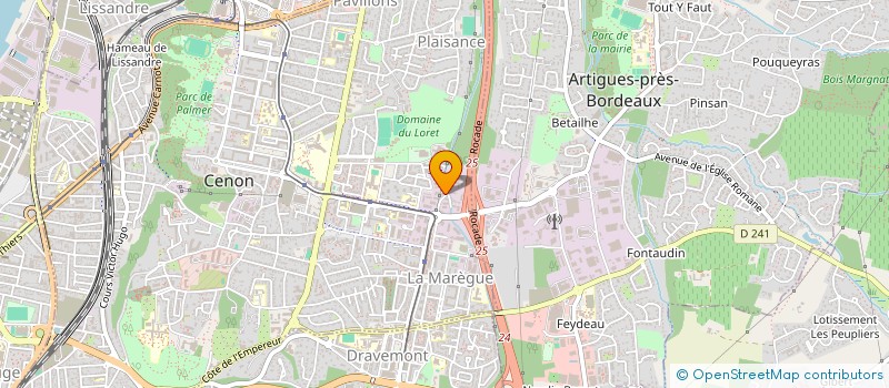 localisation de l'entreprise TENDANCES MEUBLE  CENON