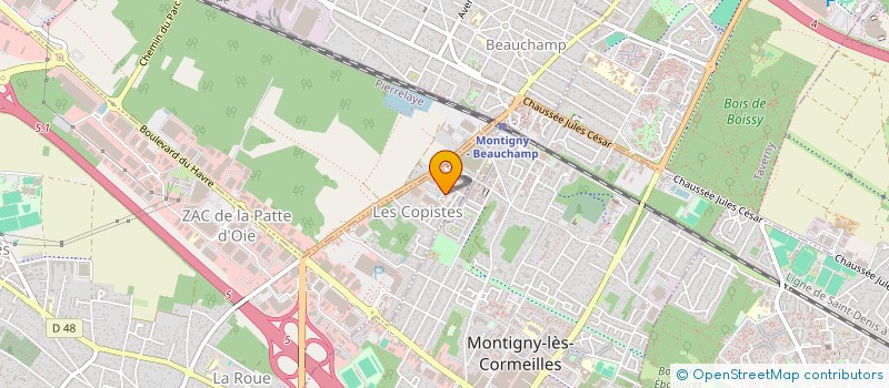 localisation de l'entreprise TENDANCES SUCREES  HERBLAY-SUR-SEINE