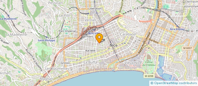 localisation de l'entreprise TENDANCEUR à NICE