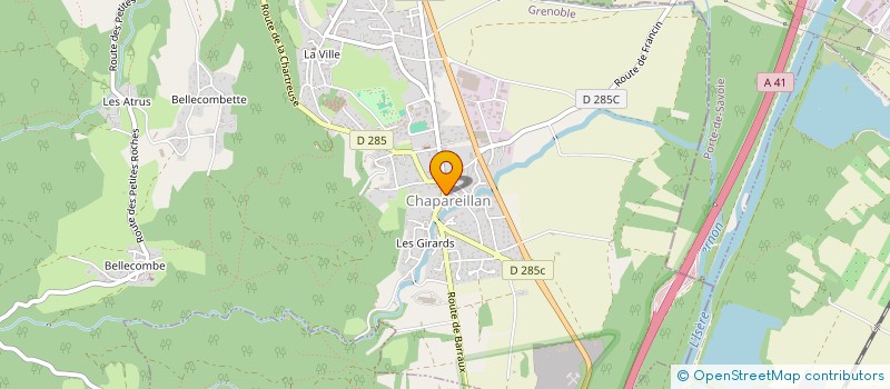 localisation de l'entreprise TENDEM PATRIMOINE  CHAPAREILLAN