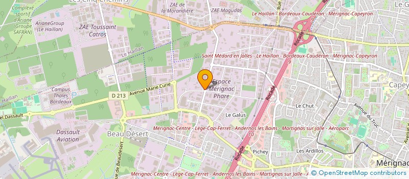 localisation de l'entreprise TENDENCIA Y TRADICION 1956 SL à MERIGNAC