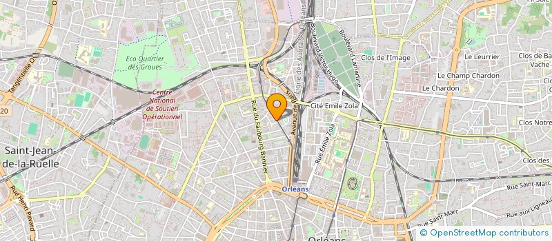 localisation de l'entreprise TENDEO à ORLEANS