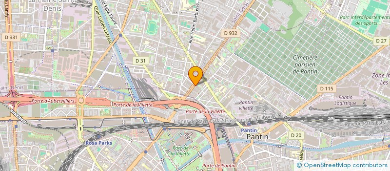 localisation de l'entreprise TENDERZ à PANTIN