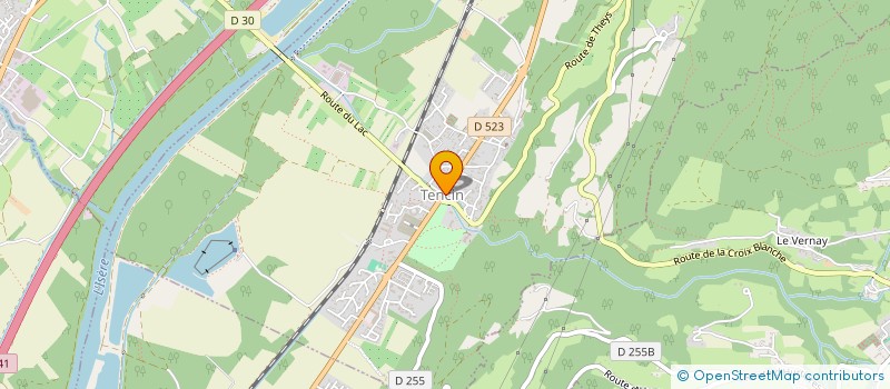 localisation de l'entreprise TENDIS à TENCIN