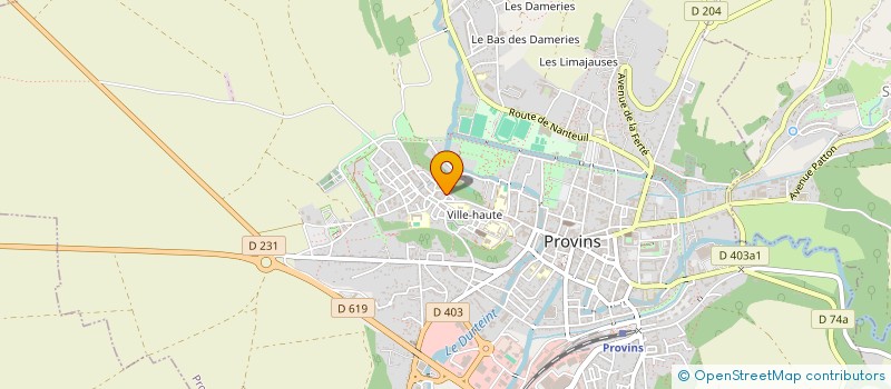 localisation de l'entreprise TENDOR  PROVINS