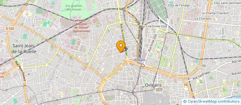 localisation de l'entreprise TENDRAID à ORLEANS