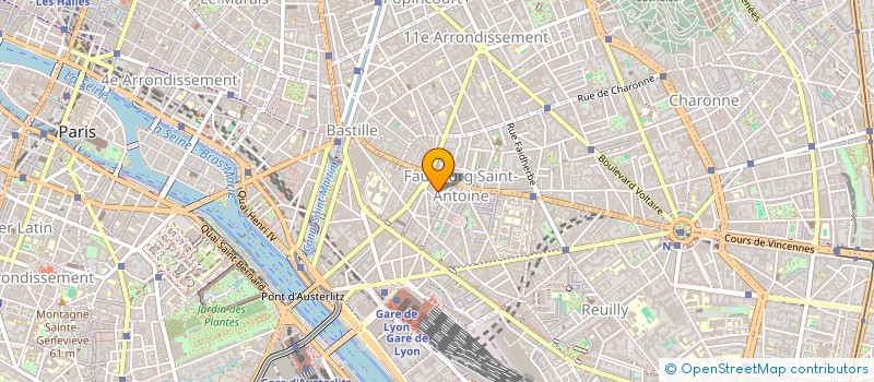 localisation de l'entreprise TENDRE LA MAIN  PARIS