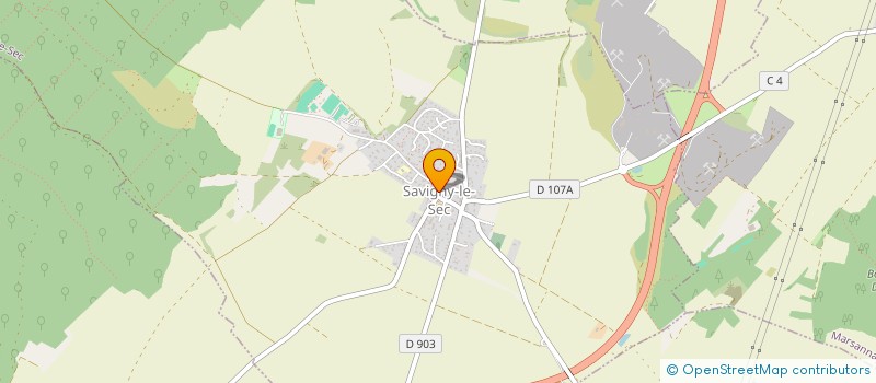 localisation de l'entreprise TENDRE UNE MAIN à ASNIERES-LES-DIJON
