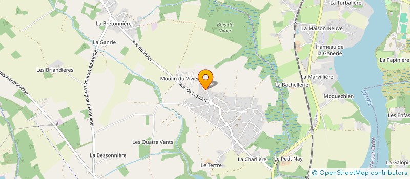 localisation de l'entreprise TENDRON HUBERT ET FILS à LA CHAPELLE-SUR-ERDRE
