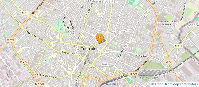 localisation de l'entreprise TENDS TA MAIN (S'AIDER ET NE PAS CEDER) à TOURCOING