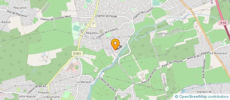 localisation de l'entreprise TENECO SOLS SPORTS LOISIRS à VILLENAVE-D'ORNON