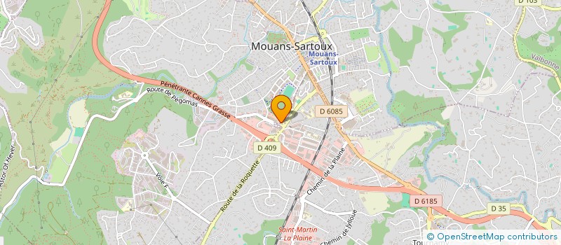 localisation de l'entreprise TENELIA CONSTRUCTIONS  MOUANS-SARTOUX