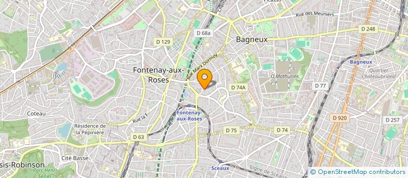 localisation de l'entreprise TENERE LOGISTICS à FONTENAY-AUX-ROSES