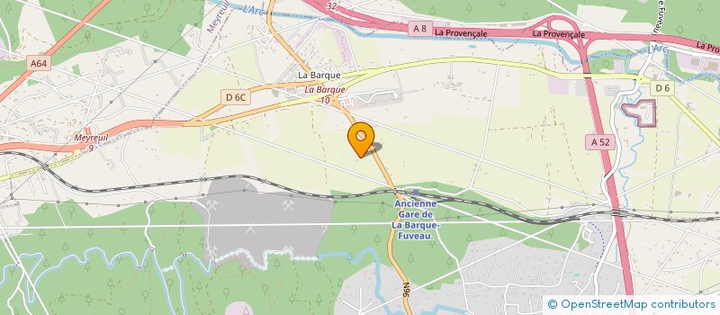 localisation de l'entreprise TENERGIE  FUVEAU