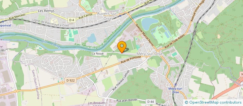 localisation de l'entreprise TENERIFE  MERY-SUR-OISE