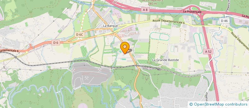 localisation de l'entreprise TENERSYN  FUVEAU