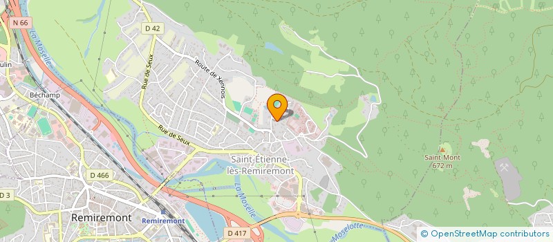 localisation de l'entreprise TENETTE  SAINT-ETIENNE-LES-REMIREMONT