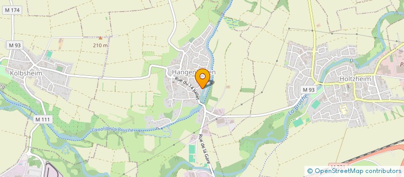 localisation de l'entreprise TENEXIUM à HANGENBIETEN
