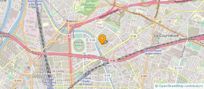 localisation de l'entreprise TENG-BE à SAINT-DENIS
