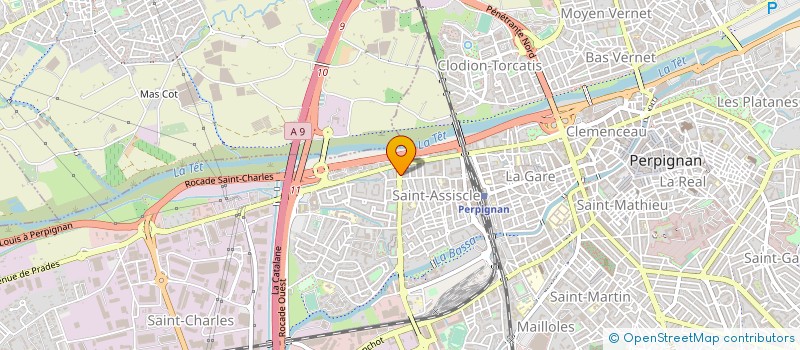 localisation de l'entreprise TENGIS  PERPIGNAN