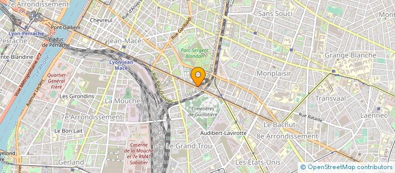 localisation de l'entreprise TENGUE SERVICES  LYON