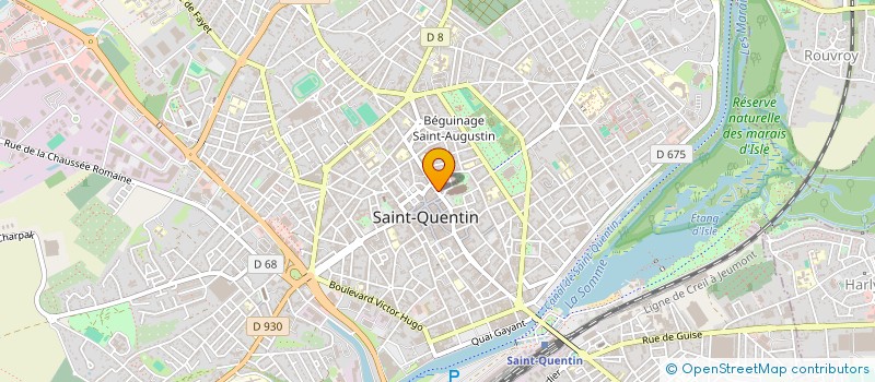 localisation de l'entreprise TENI PRESTIGE à SAINT-QUENTIN