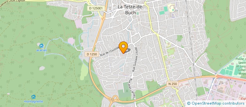 localisation de l'entreprise TENIDAUL à LA TESTE-DE-BUCH