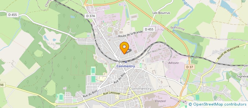localisation de l'entreprise TENILLOC à COMMENTRY