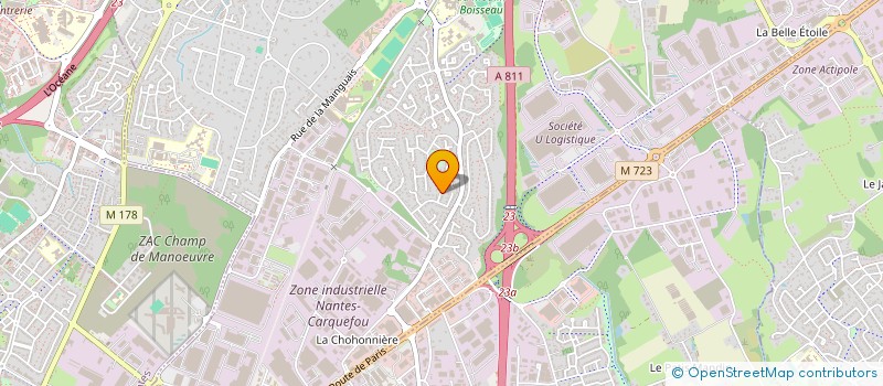 localisation de l'entreprise TENIRIS  CARQUEFOU