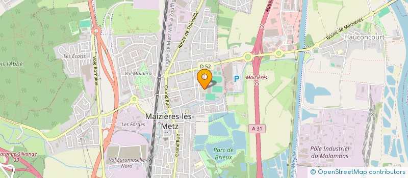 localisation de l'entreprise TENIS CLUB MAIZIERES LES METZ  MAIZIERES-LES-METZ