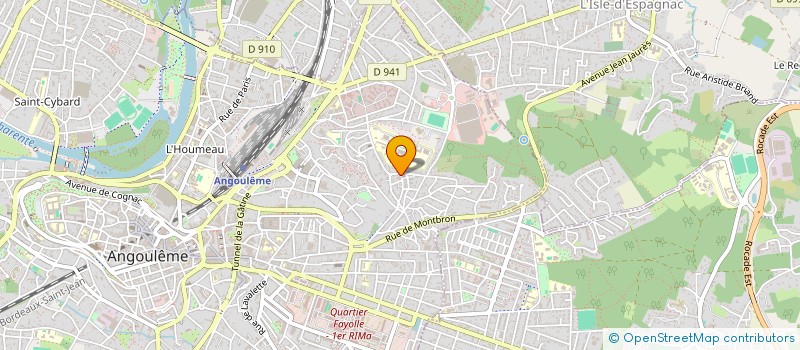 localisation de l'entreprise TENK à ANGOULEME