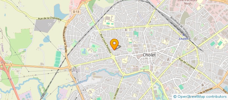 localisation de l'entreprise TENKEY à CHOLET