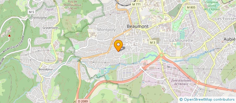 localisation de l'entreprise TENLIB SE FORMER EN LIBERTE à BEAUMONT