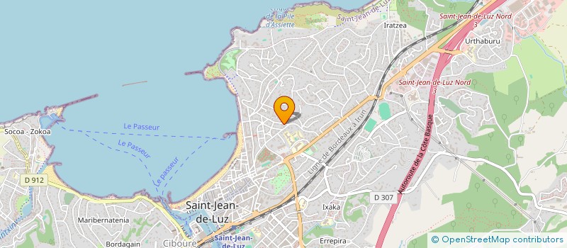 localisation de l'entreprise TENNESSEE  SAINT-JEAN-DE-LUZ