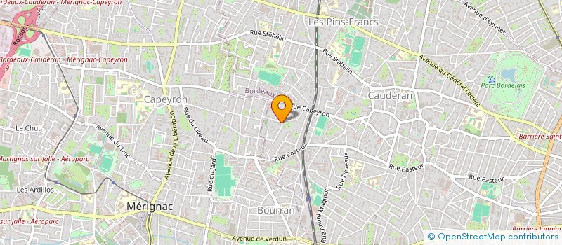 localisation de l'entreprise TENNING  BORDEAUX