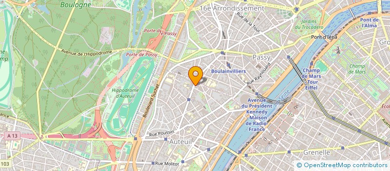 localisation de l'entreprise TENNIPLAST à PARIS