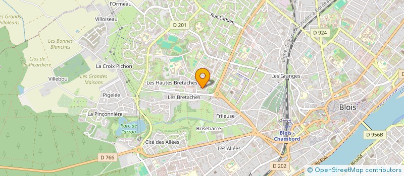 localisation de l'entreprise TENNIS 2002 à BLOIS