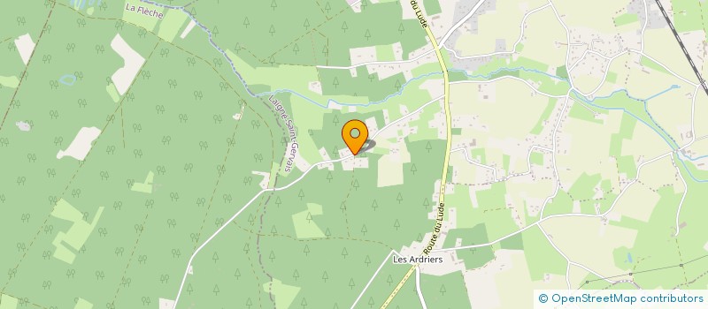 localisation de l'entreprise TENNIS  SAINT MARS D'OUTILLE