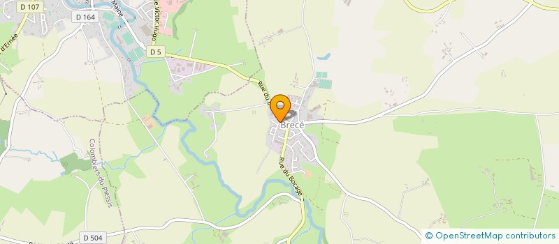 localisation de l'entreprise TENNIS ACADEMIE 53  COLOMBIERS-DU-PLESSIS