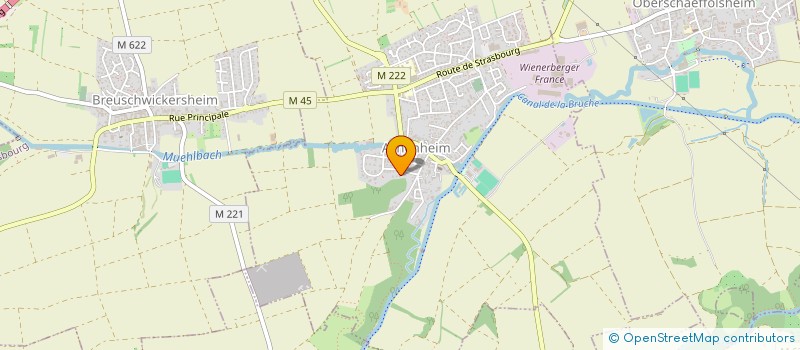 localisation de l'entreprise TENNIS ACHENHEIM CLUB  ACHENHEIM