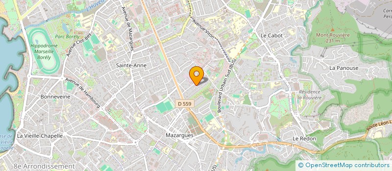 localisation de l'entreprise TENNIS ANIMATION SERVICE  MARSEILLE