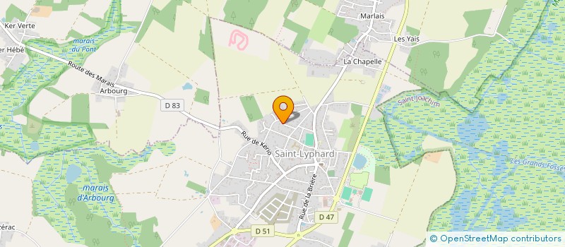 localisation de l'entreprise TENNIS ATMOSPHERE  SAINT-LYPHARD