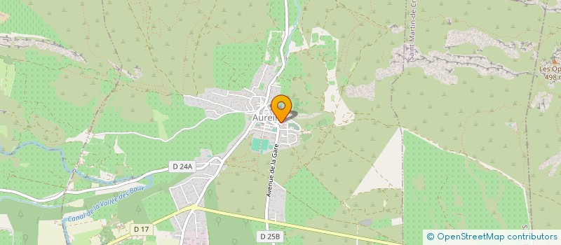 localisation de l'entreprise TENNIS AUREILLOIS  AUREILLE